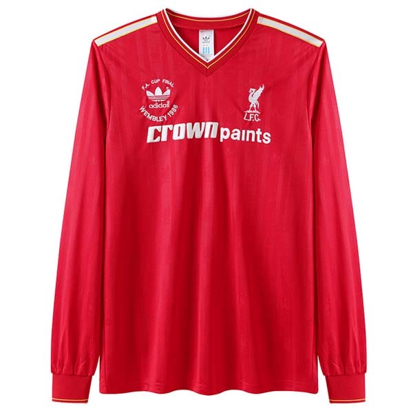 Camiseta Liverpool Primera Equipación ML Retro 1985/86